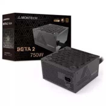 Montech BETA 2 80 PLUS Bronze Power Supply, ATX 3.1 - 750 Watt, Black
