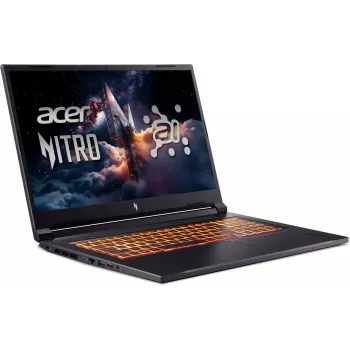 Acer Nitro V 17 AI Gaming Laptop - AMD Ryzen AI 5 240, 17.3 inch FHD 144Hz, 16GB DDR5, 512GB SSD, GeForce RTX 5060, Windows 11 Home, Obsidian Black