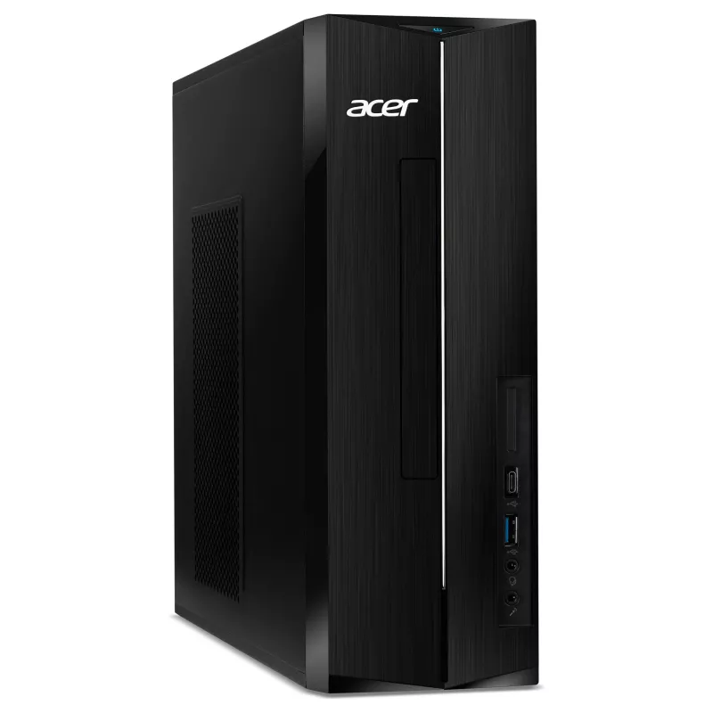Acer Aspire XC-1715 SFF Desktop, Intel Processor N305, 16GB DDR4, 512GB PCIe NVMe SSD, Windows 11 Home, Black
