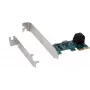 Exsys EX-3519 SATA Controller PCIe x1 for 2 HDD and SSD Drives - SATA III 6 Gbps