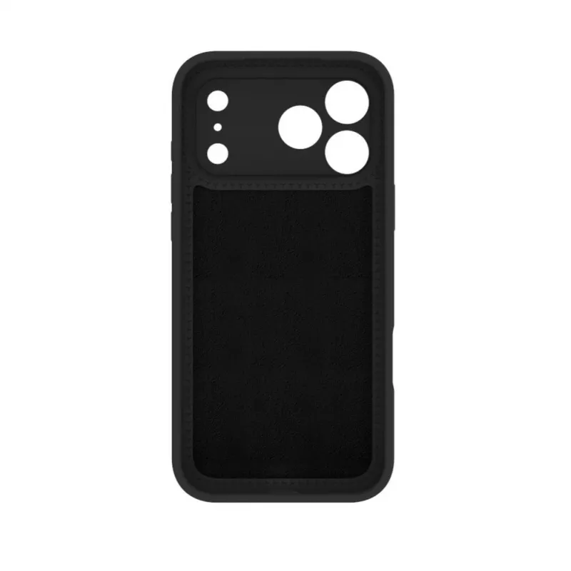 Evelatus Apple iPhone 17 Pro Premium MagSafe with Stand Soft Touch Silicone Case Black