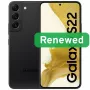 Samsung Renewed Grade Factory-Sealed Galaxy S22 6.1 inch 128GB 5G Black