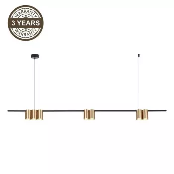 PENDANT LIGHT PORI 7XGU10 ML0372 GOLD