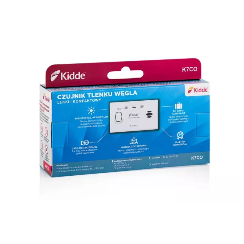 Kidde K7CO Carbon Monoxide Detector with Digital LCD Display
