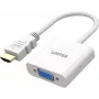 UNITEK HDMI to VGA Adapter, Full HD 1080p, 60Hz, White