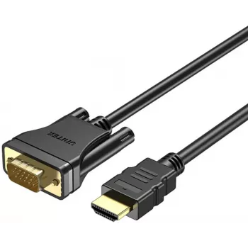 UNITEK HDMI to VGA Cable, Full HD 1080p, 60Hz, 2m, Black