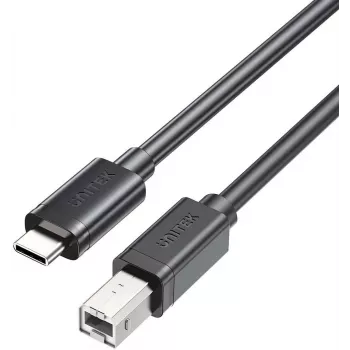 UNITEK USB-C to USB-B 2.0 Printer Cable 3m Black