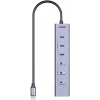 UNITEK Active USB-C Hub 3x USB-C 10Gbps 4x USB-A