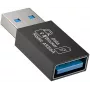 UNITEK USB-A Data Blocker Adapter - Charge-Only, Black