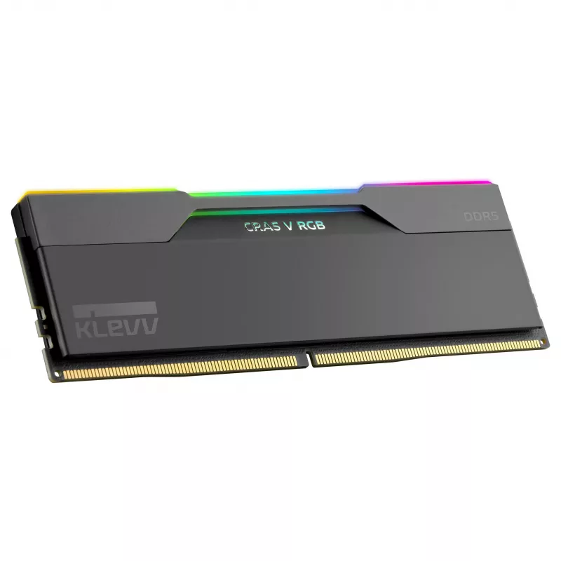 32GB KLEVV CRAS V RGB DDR5-6400 CL30 Dual Channel Kit (2x16GB) Black