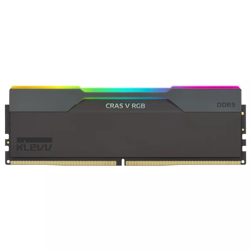 32GB KLEVV CRAS V RGB DDR5-6400 CL30 Dual Channel Kit (2x16GB) Black