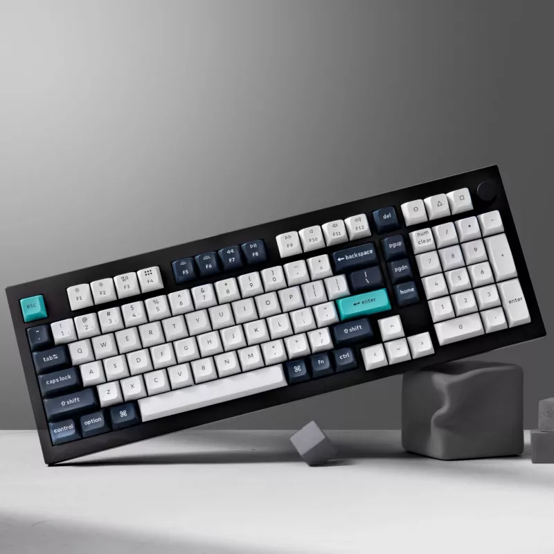 Keychron Q5M-M1 96% Mechanical Keyboard, Gateron G Pro Red Switch, RGB Hot-Swap, Bluetooth 5.1 & USB-C, Aluminum Body