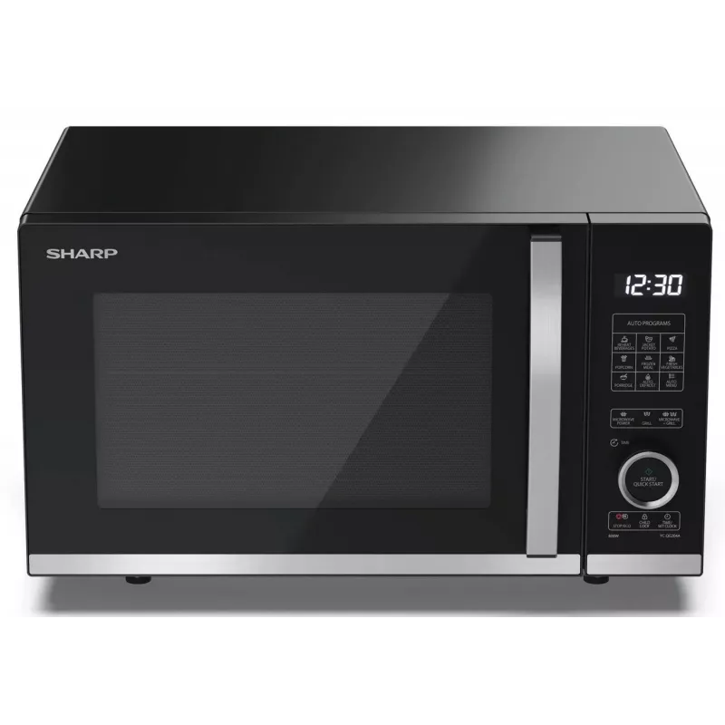 Sharp YC-QG204AE-B Combination Microwave with Grill, 20L, 800W, Black