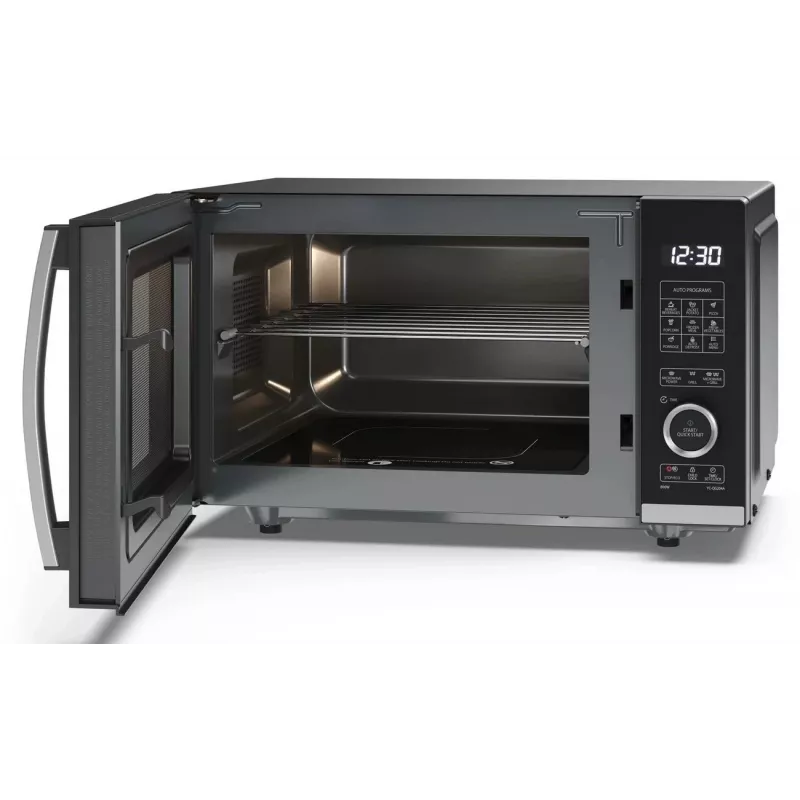 Sharp YC-QG204AE-B Combination Microwave with Grill, 20L, 800W, Black