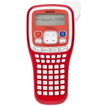 Brother PT-H100R Label Printer, Thermal Transfer, 180 dpi, White/Red