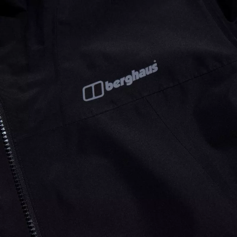 BERGHAUS Deluge Pro 3.0 Men's Rain Jacket, Size M, Black