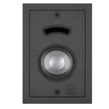 AUDAC MERO2 2-Way In-Wall Speaker, 5.25 inch Woofer, 1 inch Dome Tweeter, 40W RMS, 8 Ohm, White (RAL9010)