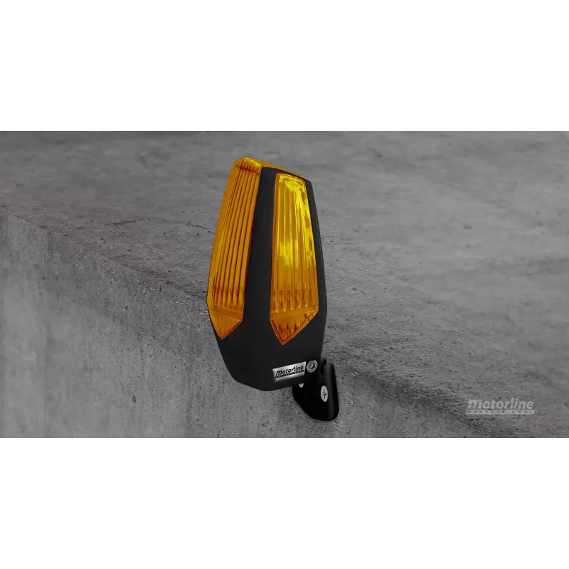 Motorline MP205 Orange LED Warning Lamp 12-230V with Bracket (001PLM10918012)
