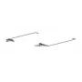HP L52009-001 Hinge Kit for HP 15-DW/15-DY/15-DA/15-DB/250 G7/255 G7 Series - Left & Right Display Hinges - Black/Silver