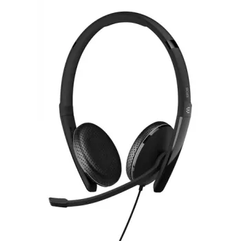 EPOS SENNHEISER ADAPT 165 USB II Wired Headset, USB-A + 3.5mm, On-Ear, Black