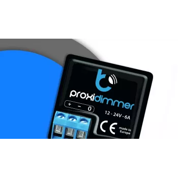 BLEBOX Proxidimmer Capacitive Proximity Sensor Wi-Fi Touchless Dimmer for 12-24V DC LED Strips, 5A, 120W, PWM, IP20