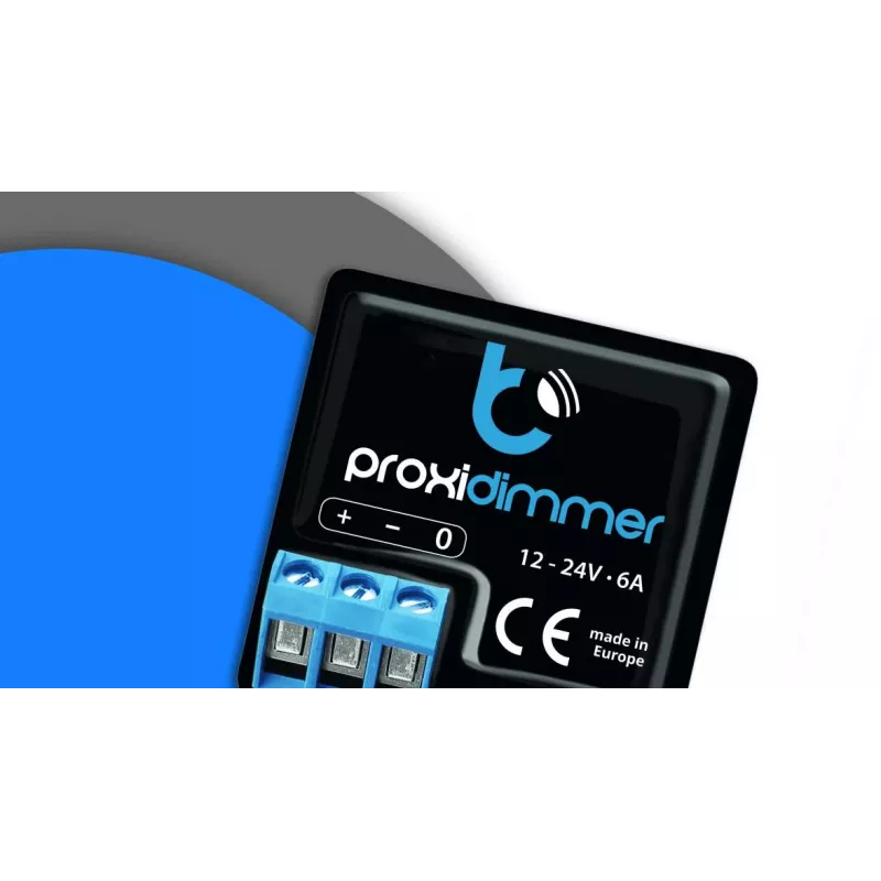 BLEBOX Proxidimmer Capacitive Proximity Sensor Wi-Fi Touchless Dimmer for 12-24V DC LED Strips, 5A, 120W, PWM, IP20