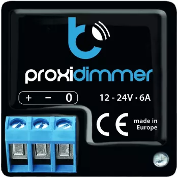 BLEBOX Proxidimmer Capacitive Proximity Sensor Wi-Fi Touchless Dimmer for 12-24V DC LED Strips, 5A, 120W, PWM, IP20