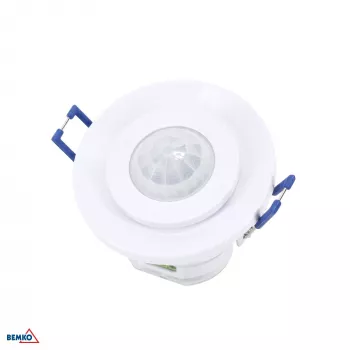 BEMKO PIR Motion Sensor 800W 360° White Flush-Mount