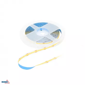 BEMKO Premium LED Strip 24V DC COB 2400LED/5M 14W/1M IP20 Cold White