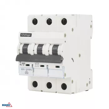 SCHELINGER A02-G8-3P-B20 Miniature Circuit Breaker 6kA 3-Pole B 20A VDE