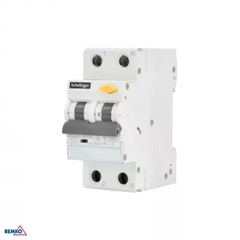 SCHELINGER RCBO 2P B 25A 30mA Type AC Residual Current Circuit Breaker with Overcurrent Protection