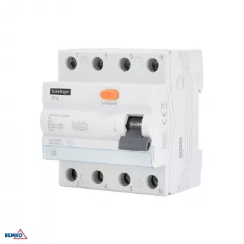 SCHELINGER Residual Current Device AC 4P 25A 30mA