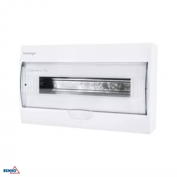 SCHELINGER A80-RDN-IP40-NPE-18P Surface-Mounted Distribution Board IP40 18N+18PE 1x18P