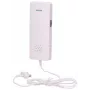 ORNO OR-DC-629 Battery-Powered Water Leak Detector with Acoustic and Optical Alarm, White