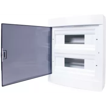 ADELID RM-NT-24T Surface-Mounted Distribution Board 24 Modules (2x12) IP40 IK07