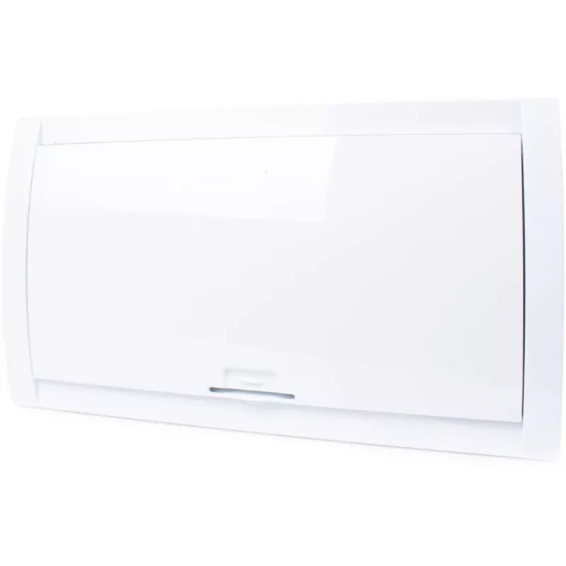 ADELID RM-PT-18P Flush-Mounted Distribution Board 18 Modules 2x9 Transparent Smoked Door