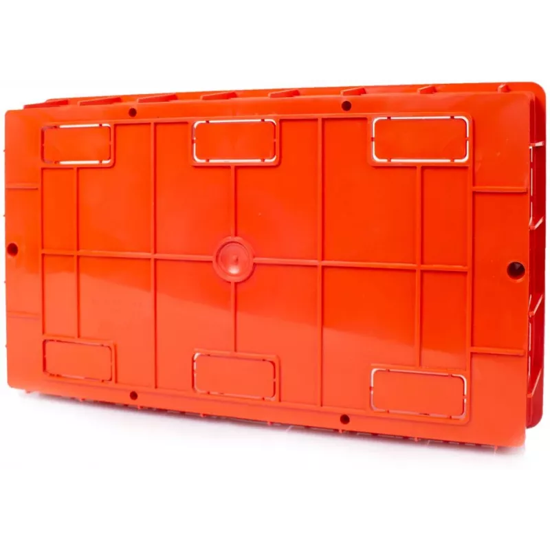 ADELID RM-PT-18P Flush-Mounted Distribution Board 18 Modules 2x9 Transparent Smoked Door