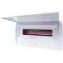 ADELID RM-PT-18P Flush-Mounted Distribution Board 18 Modules 2x9 Transparent Smoked Door
