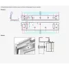 SCOT BK-800L2 L-Type Mounting Bracket for Outward Opening Doors
