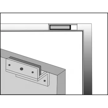 SCOT BK-120Z Wall Mount Bracket 120 mm Offset Galvanized Steel