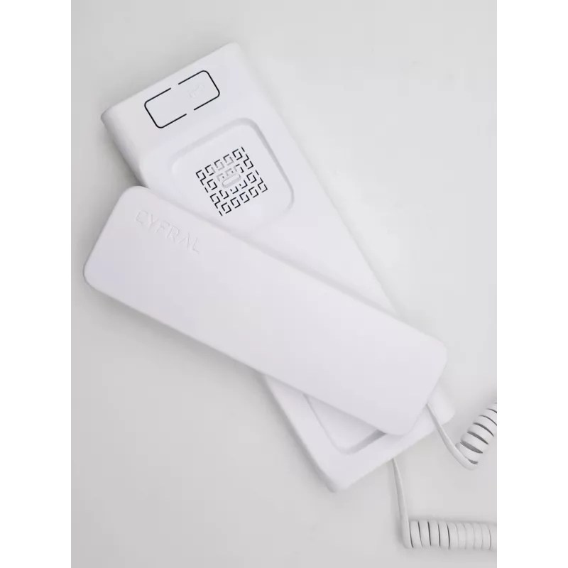 Cyfral Baltic D White 2-Wire Digital Audio Intercom Handset