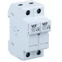 VCX CF PV32 2P 2-Pole Fuse Base 32A 1000V DC for 10x38mm Fuse, DIN Rail Mount, Screw Terminal, Photovoltaic