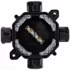 PAWBOL A.0035C Surface-Mounted Hermetic Junction Box PG16, IP67 (5x4mm²), Black