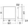 Pulsar AWO000PU Universal Metal Enclosure, White (RAL 9003), Wall-Mounted, 17Ah Battery Support