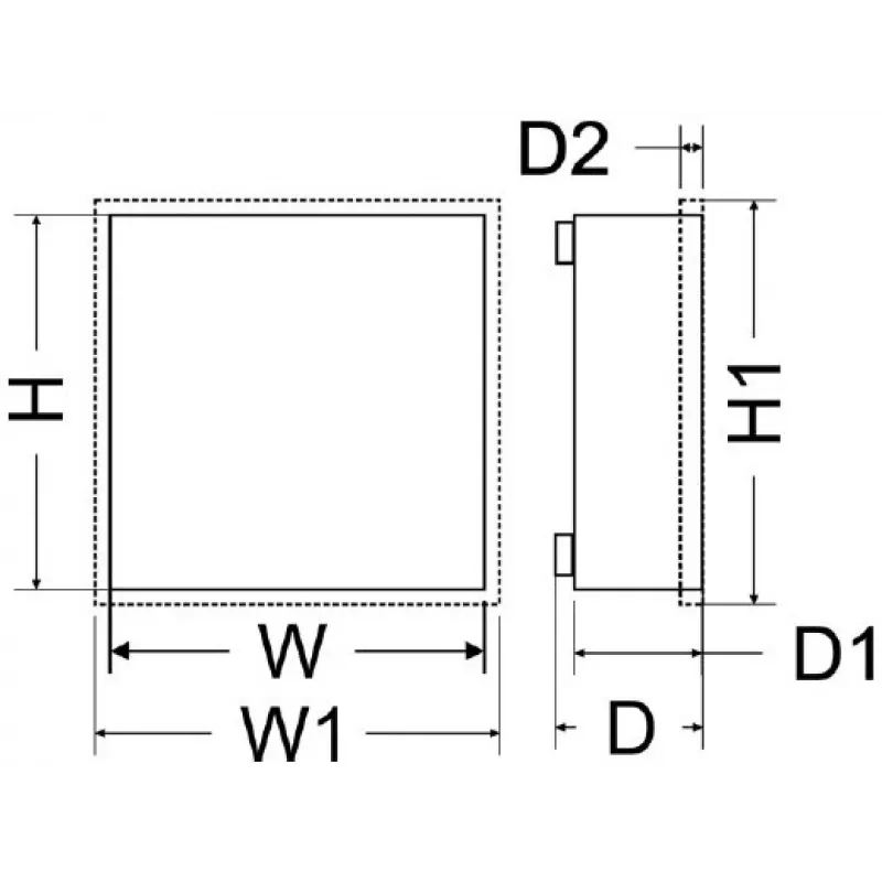 Pulsar AWO000PU Universal Metal Enclosure, White (RAL 9003), Wall-Mounted, 17Ah Battery Support