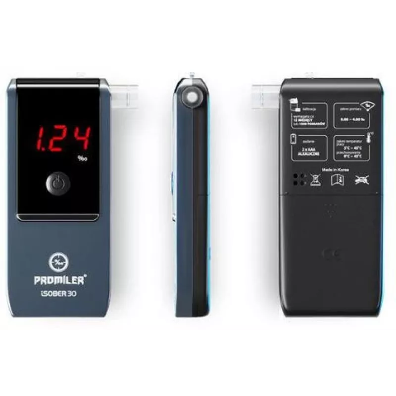 PROMILER iSOBER 30 Breathalyzer with Electrochemical Sensor