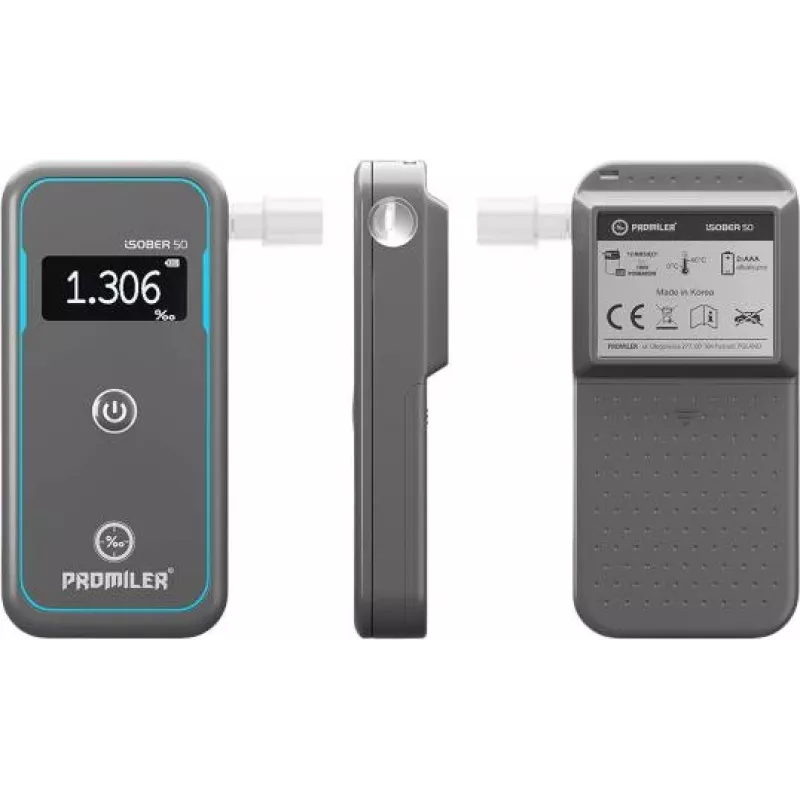 Promiler iSober 50 Alcohol Tester with Electrochemical Sensor