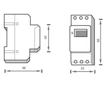ORNO OR-PRE-414 Digital Time Switch, DIN Rail, 230V AC, 16A, 1 Channel