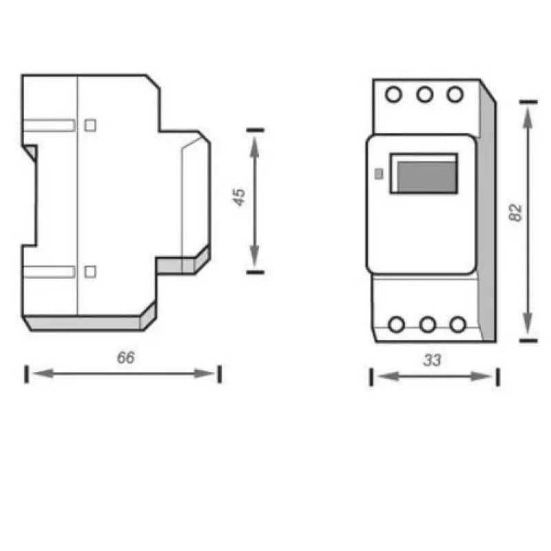 ORNO OR-PRE-414 Digital Time Switch, DIN Rail, 230V AC, 16A, 1 Channel