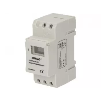 ORNO OR-PRE-414 Digital Time Switch, DIN Rail, 230V AC, 16A, 1 Channel